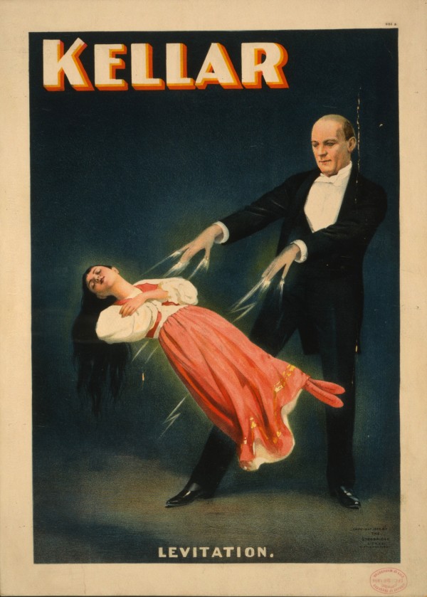 Kellar levitation poster by VINTAGE POSTER